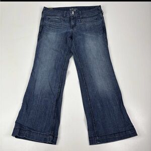 Ariat Denim Trouser Women 31S
Blue Bootcut Mid Rise Dark Wash
Western Hemmed